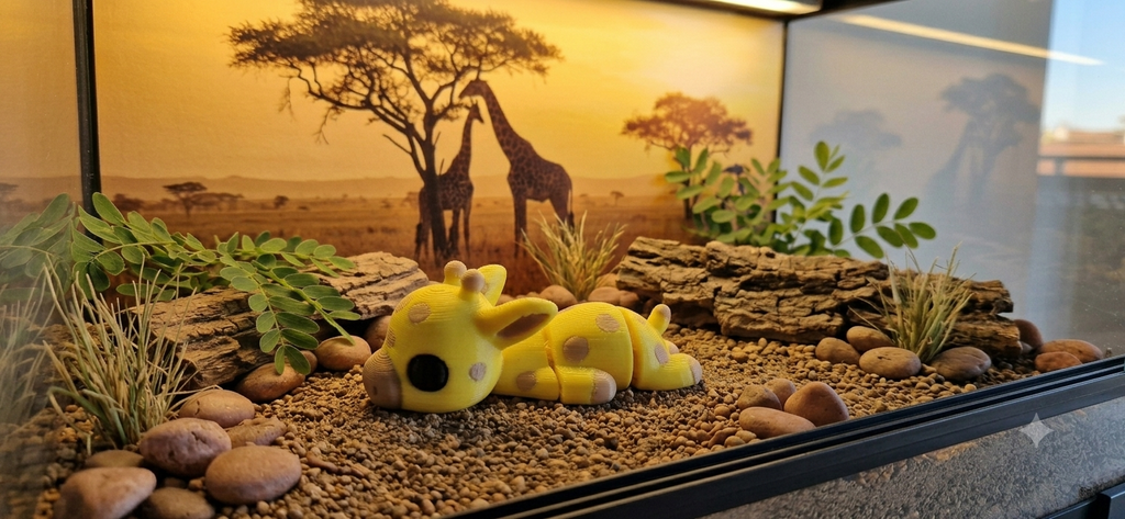 Mini Flexi Giraffa snodabile stampato 3D artigianale GM_Creations