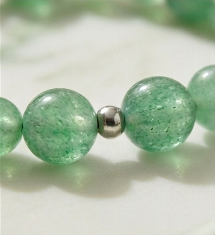 Bracciale artigianale in Avventurina pietre naturali handmade GM_Creations