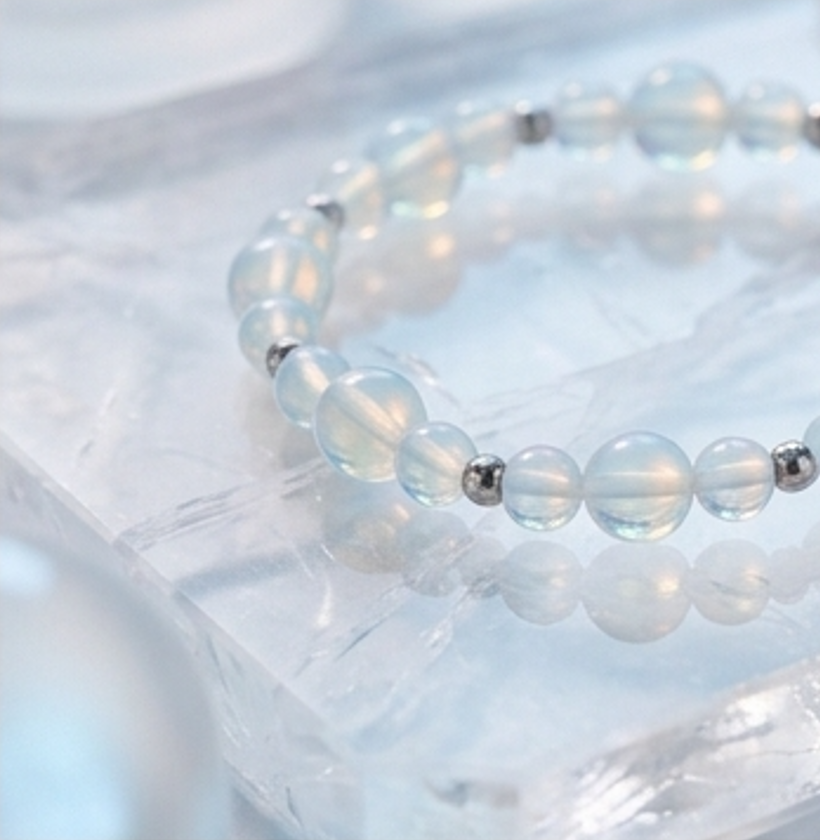 Bracciale artigianale in Opalite handmade GM_Creations