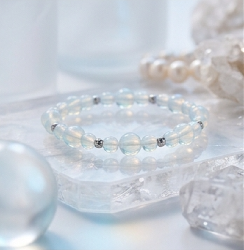 Bracciale artigianale in Opalite handmade GM_Creations