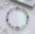 Bracciale artigianale in Fluorite pietre naturali handmade GM_Creations
