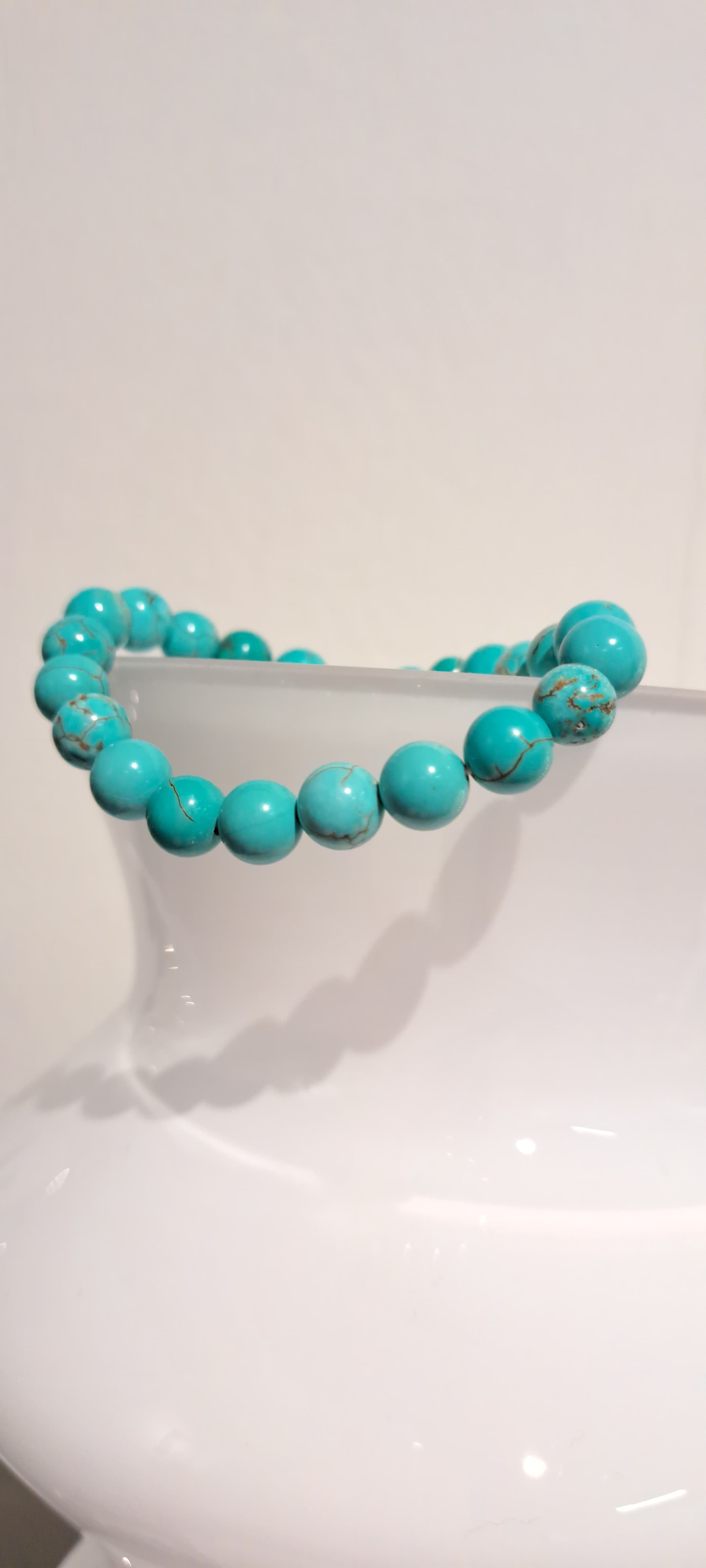 Bracciale artigianale in Turchese pietre naturali handmade GM_Creations