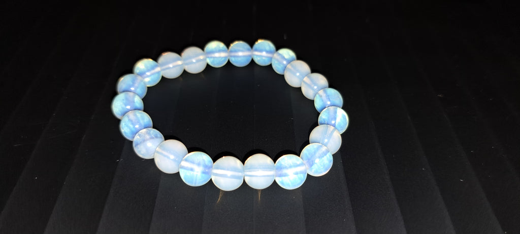 Bracciale artigianale in Opalite pietre naturali handmade GM_Creations