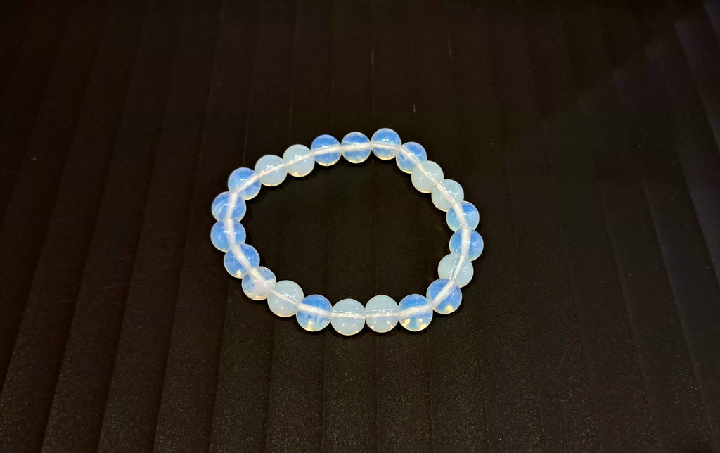 Bracciale artigianale in Opalite pietre naturali handmade GM_Creations