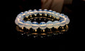 Bracciale artigianale in Opalite pietre naturali handmade GM_Creations