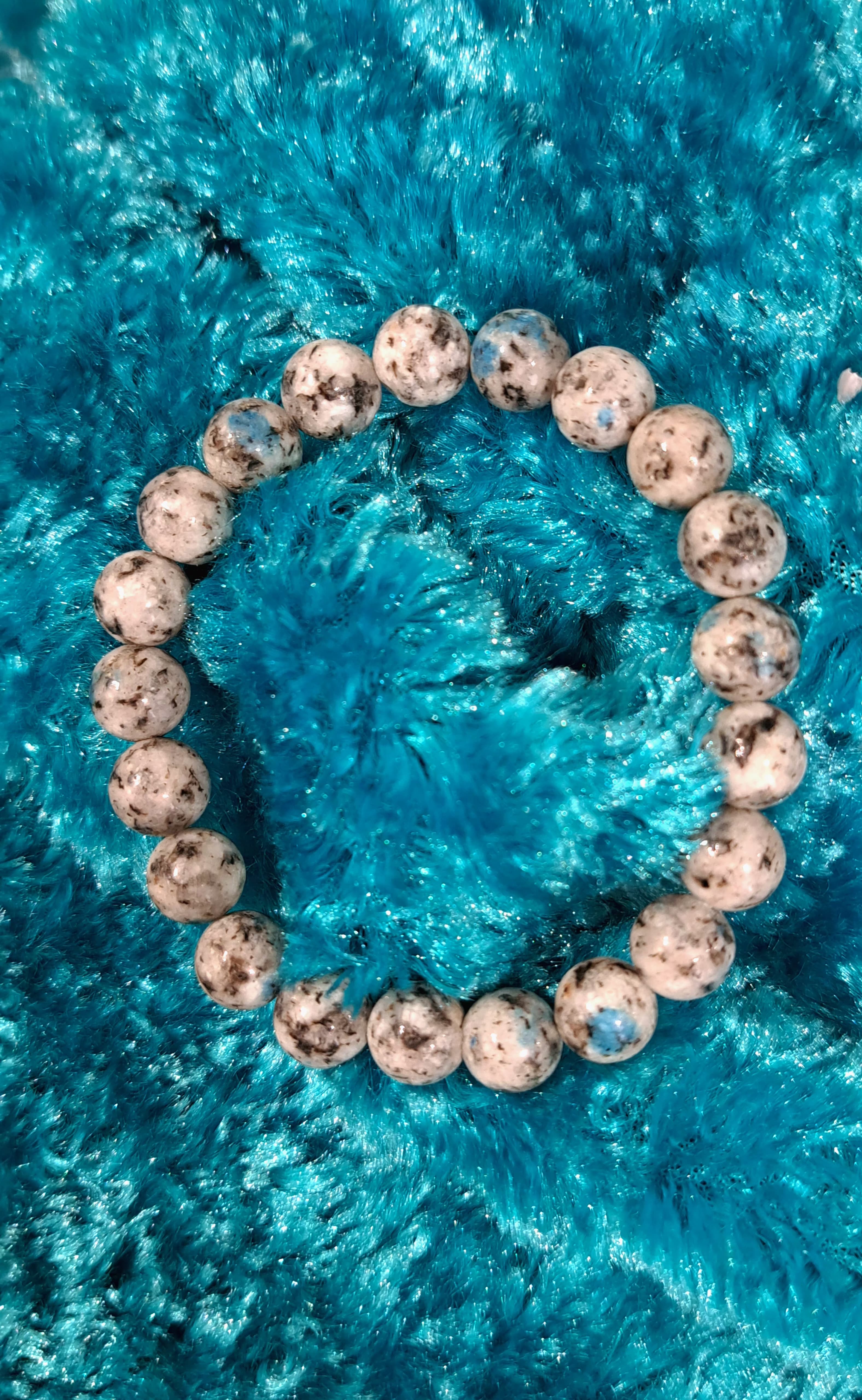 Bracciale artigianale in Diaspro K2 pietre naturali handmade GM_Creations
