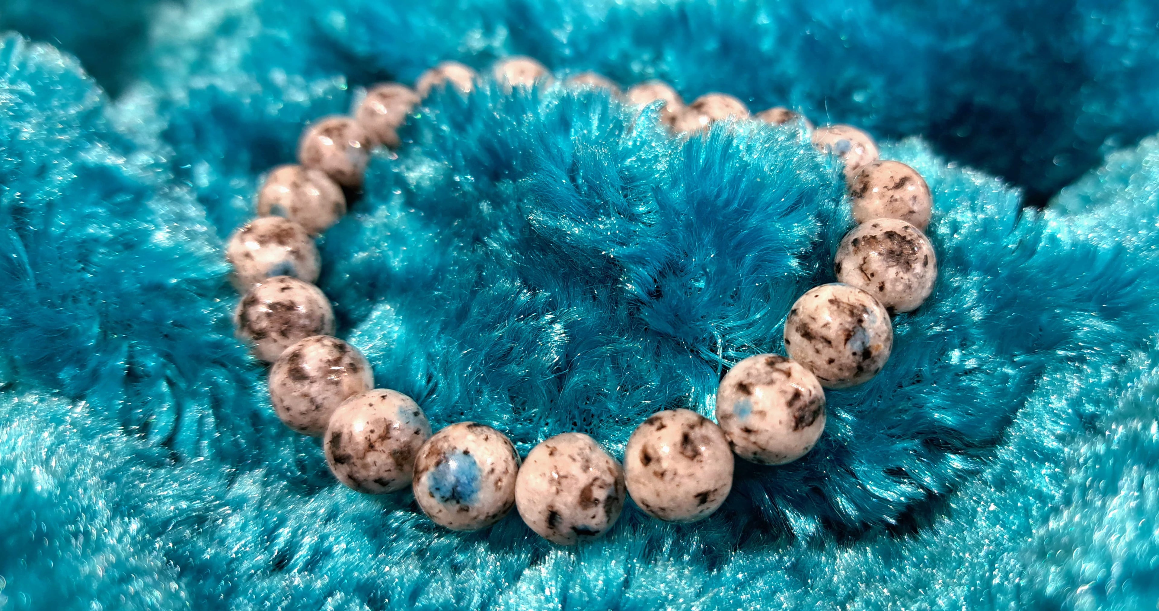 Bracciale artigianale in Diaspro K2 pietre naturali handmade GM_Creations