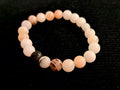 Bracciale artigianale in Opale Rosa pietre naturali handmade GM_Creations