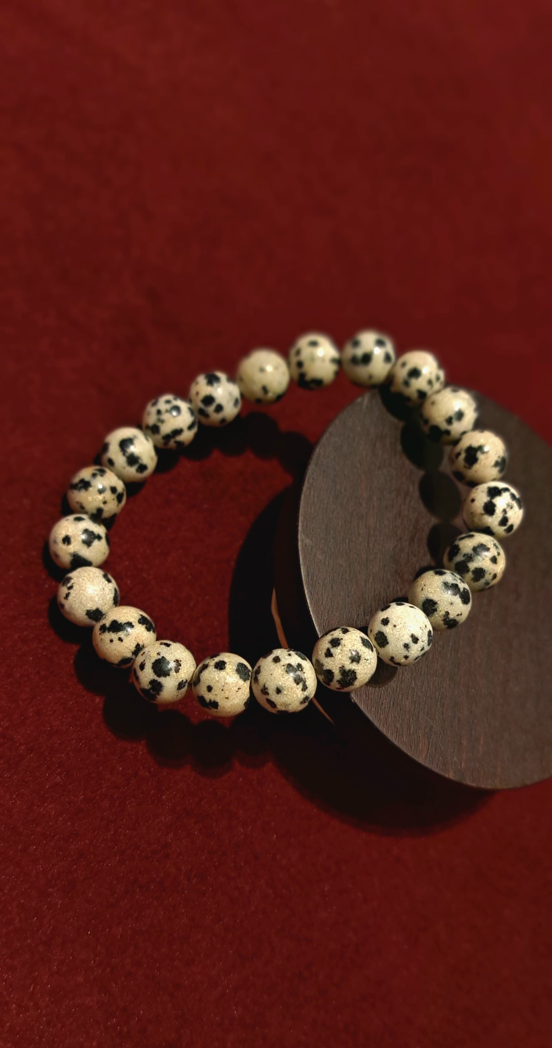 Bracciale artigianale in Diaspro Oceanico pietre naturali handmade GM_Creations