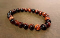 Bracciale artigianale in Occhio di Bue pietre naturali handmade GM_Creations