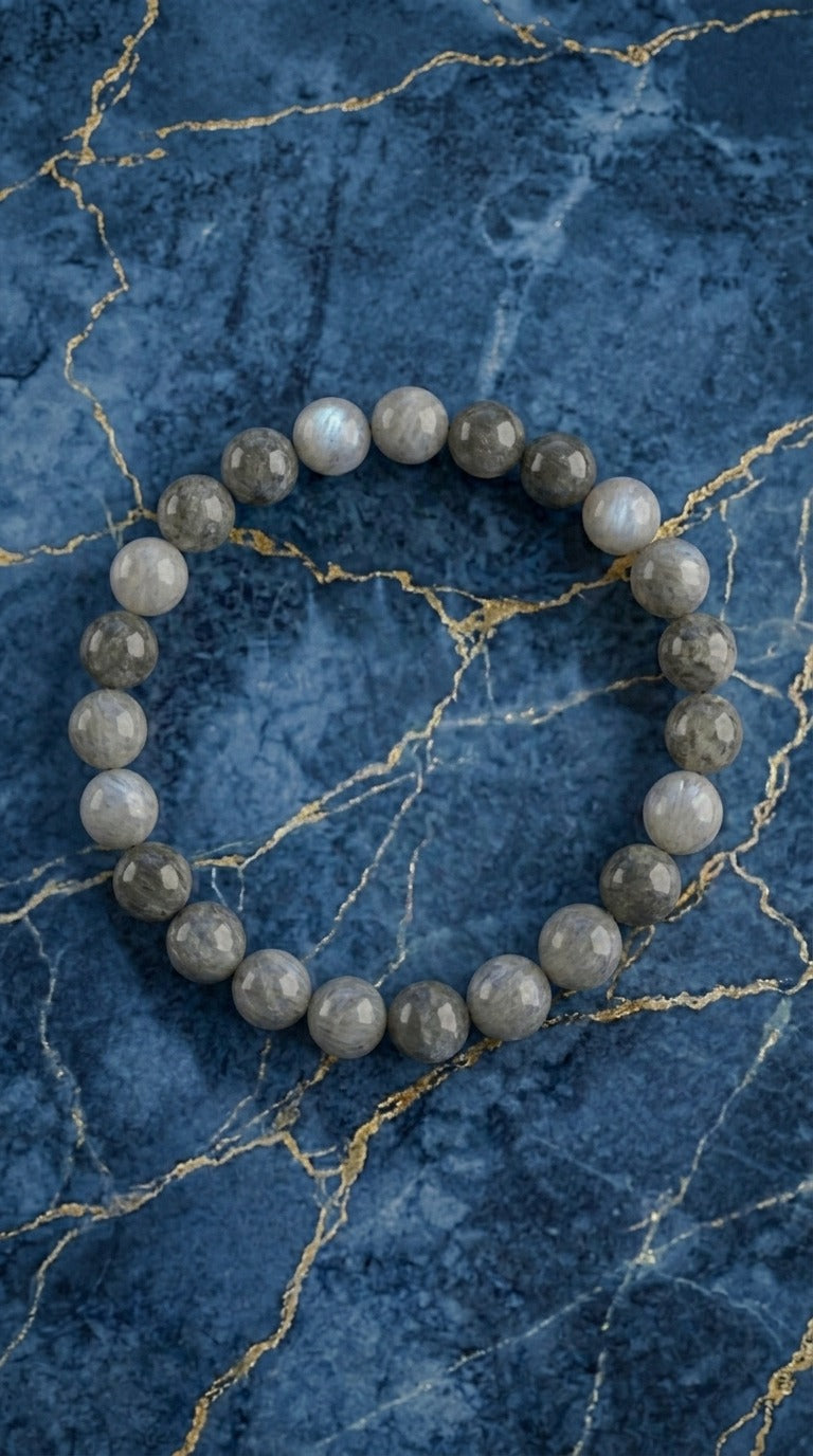 Bracciale artigianale in Giada Birmana pietre naturali handmade GM_Creations
